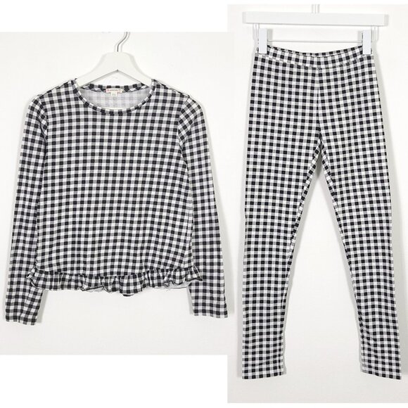 J. Crew Kids Crewcuts Gingham Matching Set - Picture 1 of 12